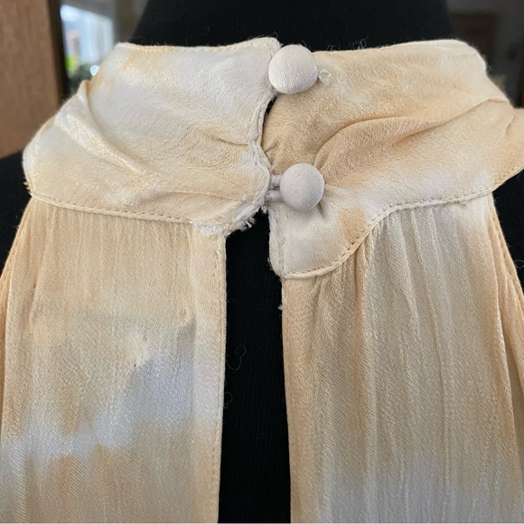 SAYLOR Amaranth Striped Tie-Dye Tiered Maxi Dress - Picture 9 of 11